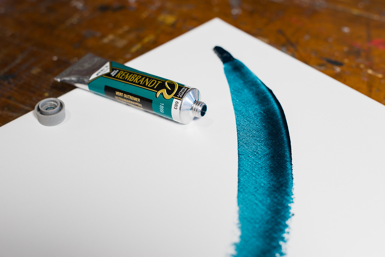 Rembrandt Oil 40ml Utramarine Green - 2