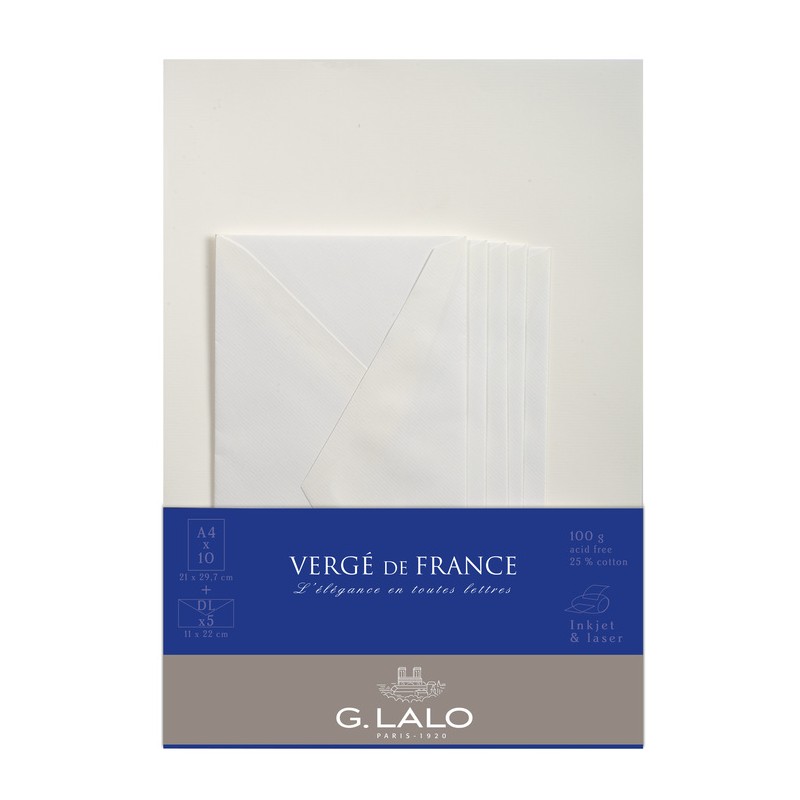Papier Verger de France extra blanc - A4 korrespondens