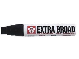 Extra Broad Black Permanent Marker
