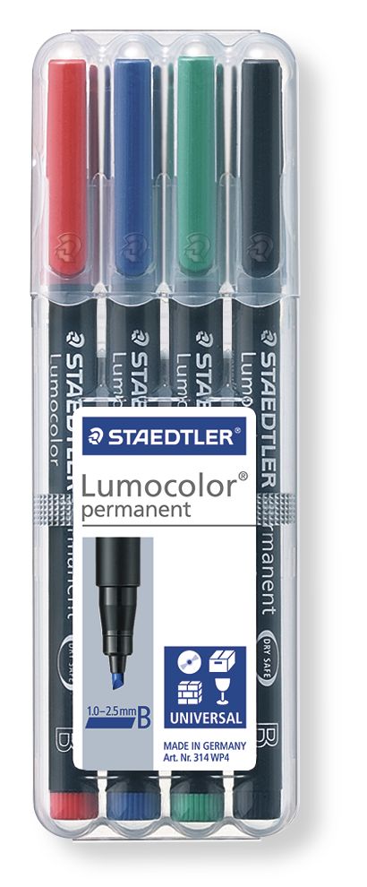 Lumocolor Permanent 314 B 1.0-2.5 mm set - 2