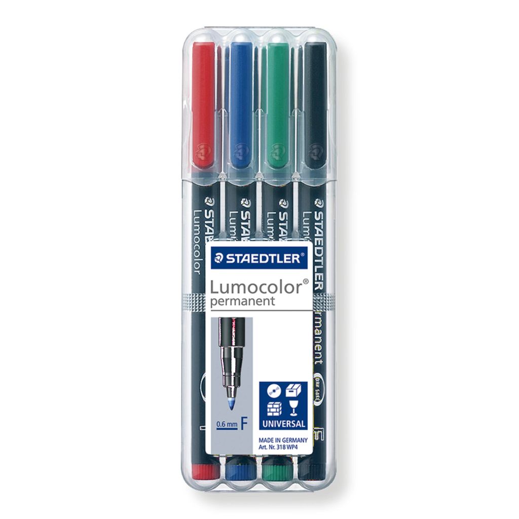 Lumocolor Permanent 318 F 0,6 mm set - 7