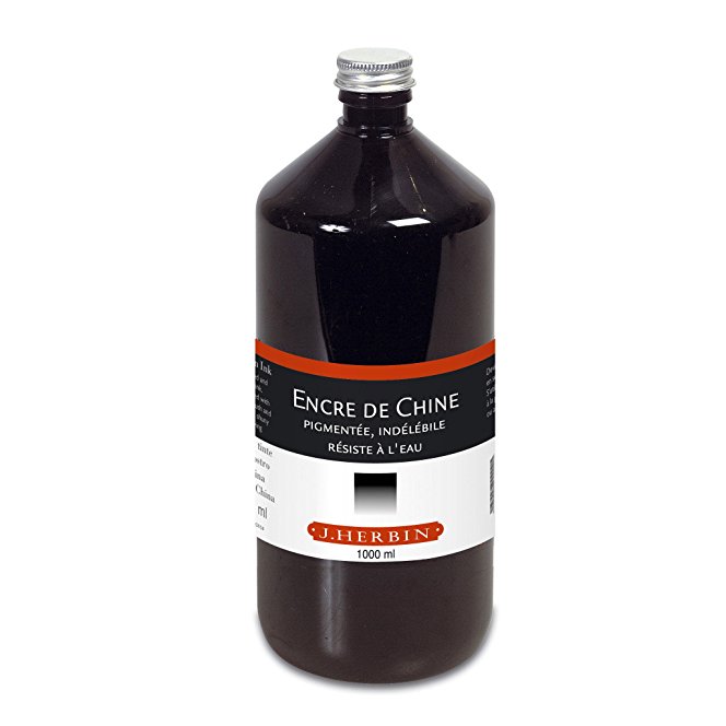 J.H indian ink 1 liter black
