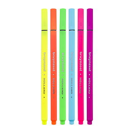 Bruynzeel Fineliner Neon set 6