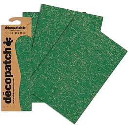 Decopatch papper - Krackelerat green