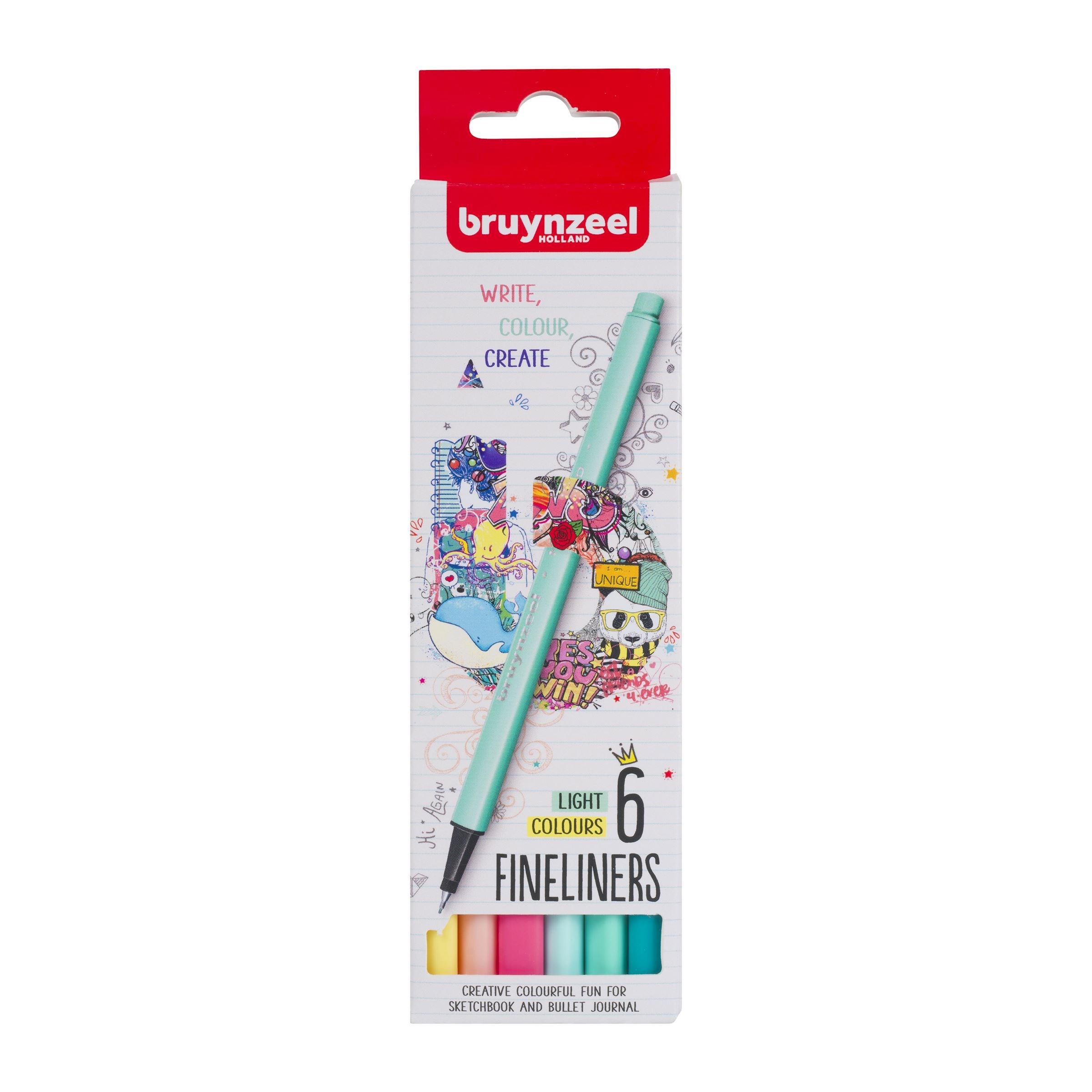 Bruynzeel Fineliner Light set 6