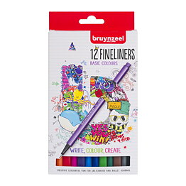 Bruynzeel Fineliner set 12