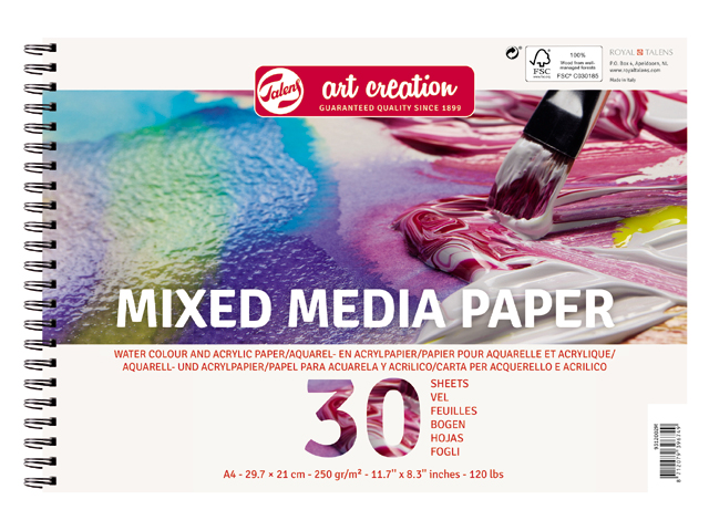 Art creation Mixed Media paper Blocks