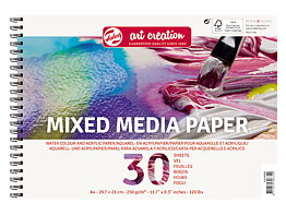 Art creation Mixed Media paper Blocks