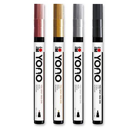 YONO Metallic, 4 st 0,5-1,5 mm