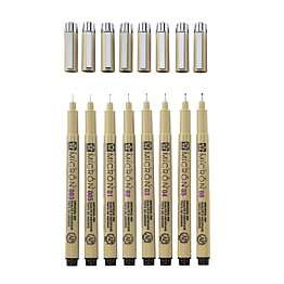 Pigma Micron Set 8 Black