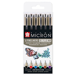 Pigma Micron 05 Wallet 6 Baisc