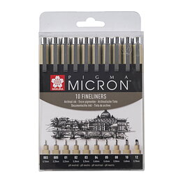 Pigma Micron Set 10 Black