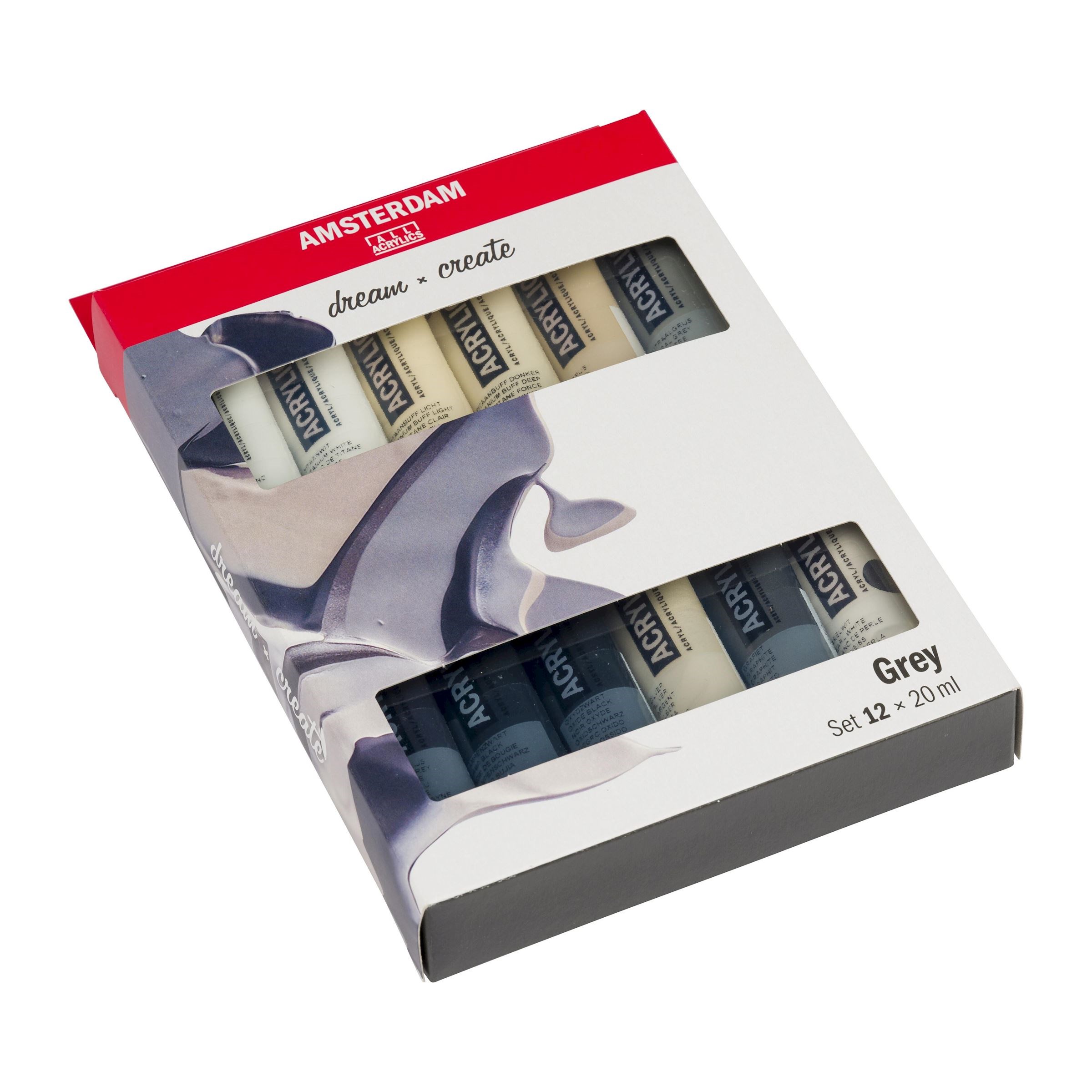 Amsterdam Standard Series Acrylics Grey Set 12 × 20 ml - 3