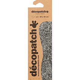 Decopatch papper - Krackelerat Black