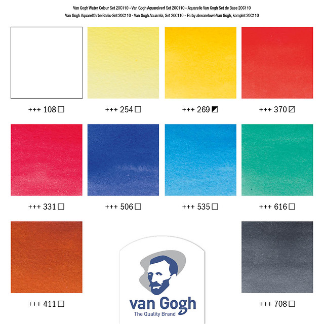 Van Gogh Watercolour basic set 20C110 - 4