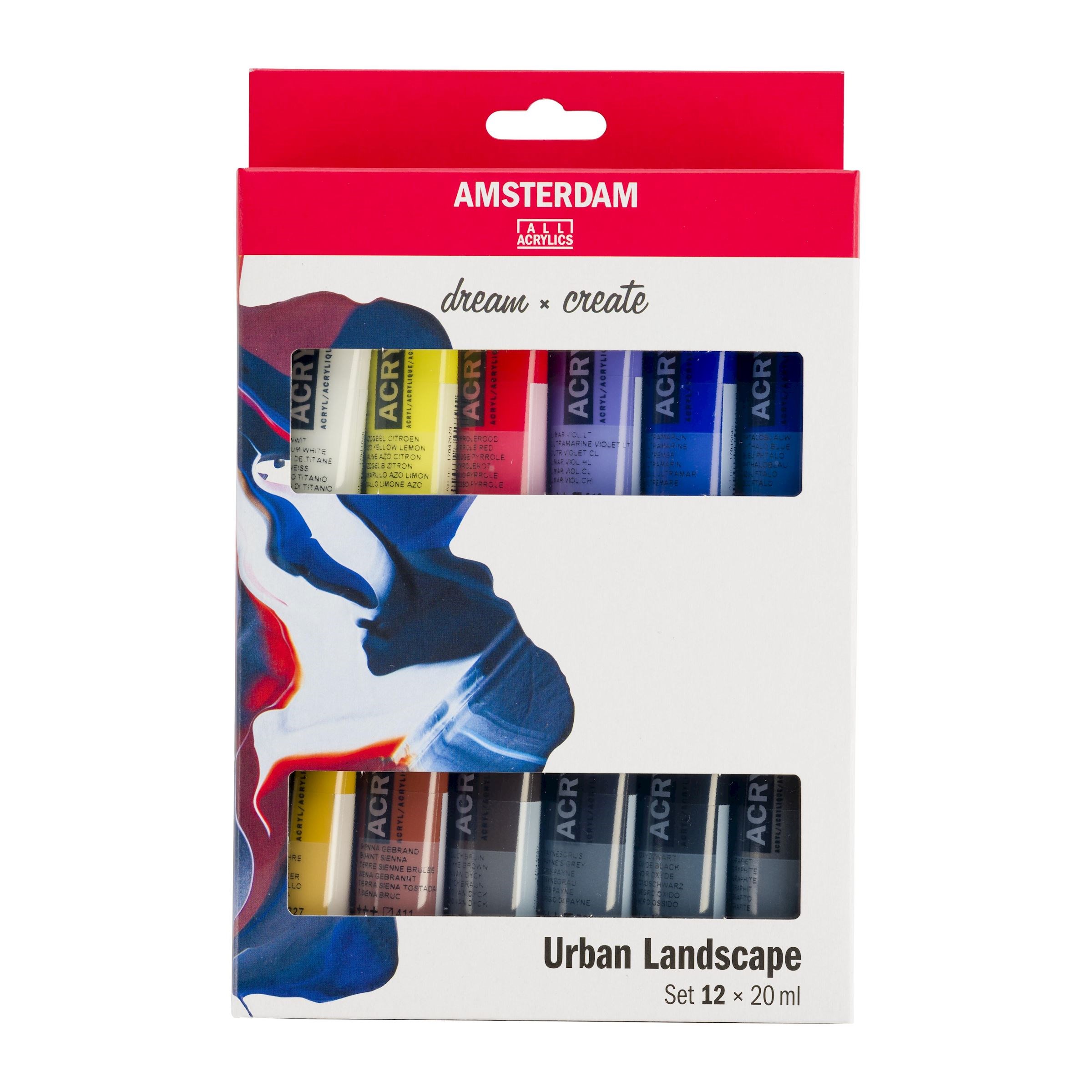 Amsterdam Standard Series Acrylics Urban Landscape Set 12 × 20 ml