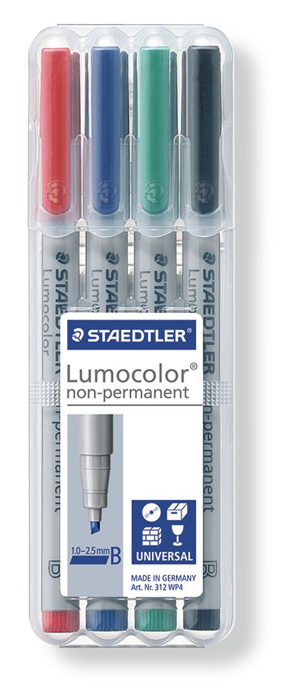 Lumocolor 312 Non-permanent B 1,0 - 2,5 mm set - 3