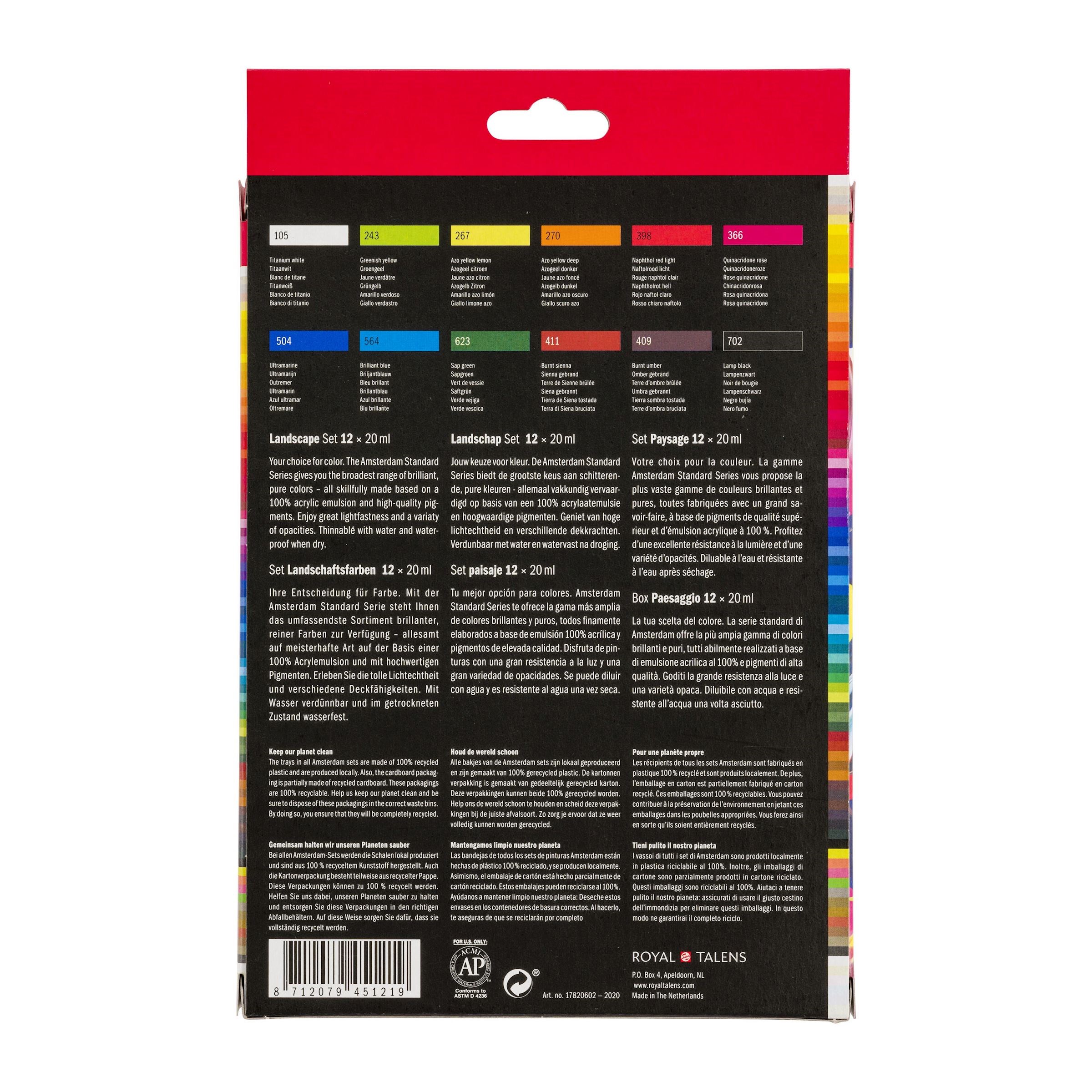 Amsterdam Standard Series Acrylics Landscape Set 12 × 20 ml - 5