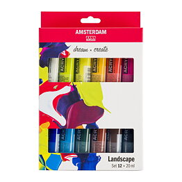 Amsterdam Standard Series Acrylics Landscape Set 12 × 20 ml
