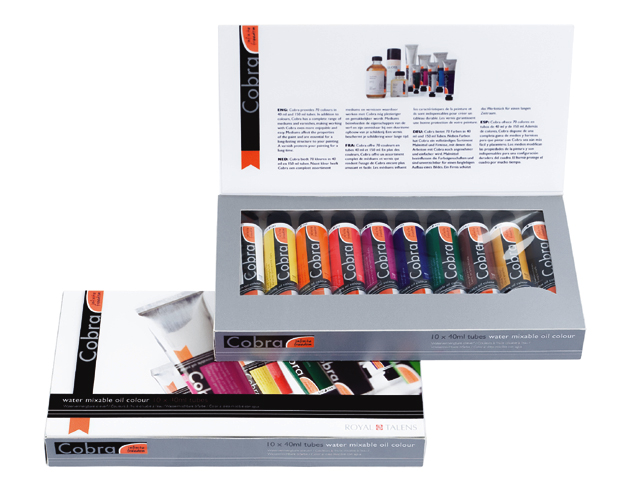 Cobra Artist water mixable oil colour value pack