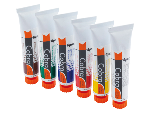 Cobra Study water mixable oil colours starter set small - 3