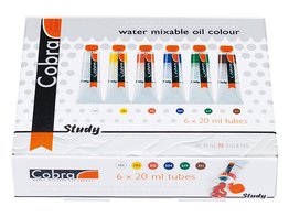 Cobra Study water mixable oil colours starter set small