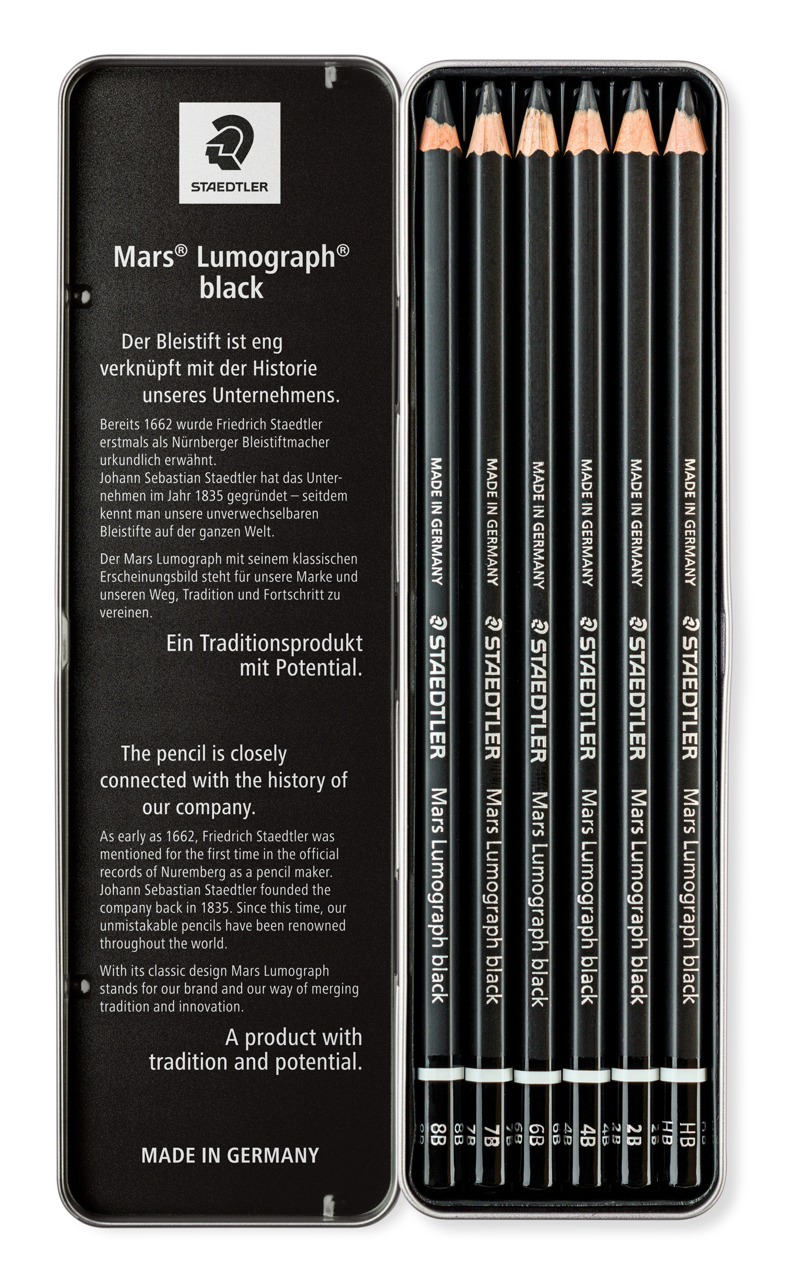 Mars® Lumograph® black 100B set - 2