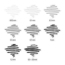Pigment liner 308, 8 set