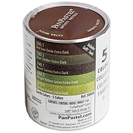 Extra Dark Shades - Earth Colors Set, 5 Color