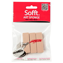 Flat Sponge Bars, Pack of 3