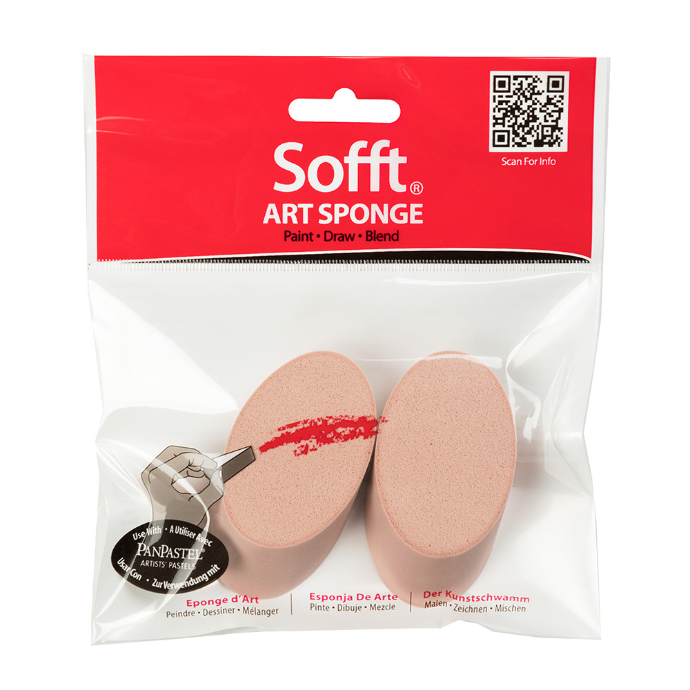 Round Angle Slice Sponges, Pack of 2