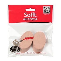 Round Angle Slice Sponges, Pack of 2