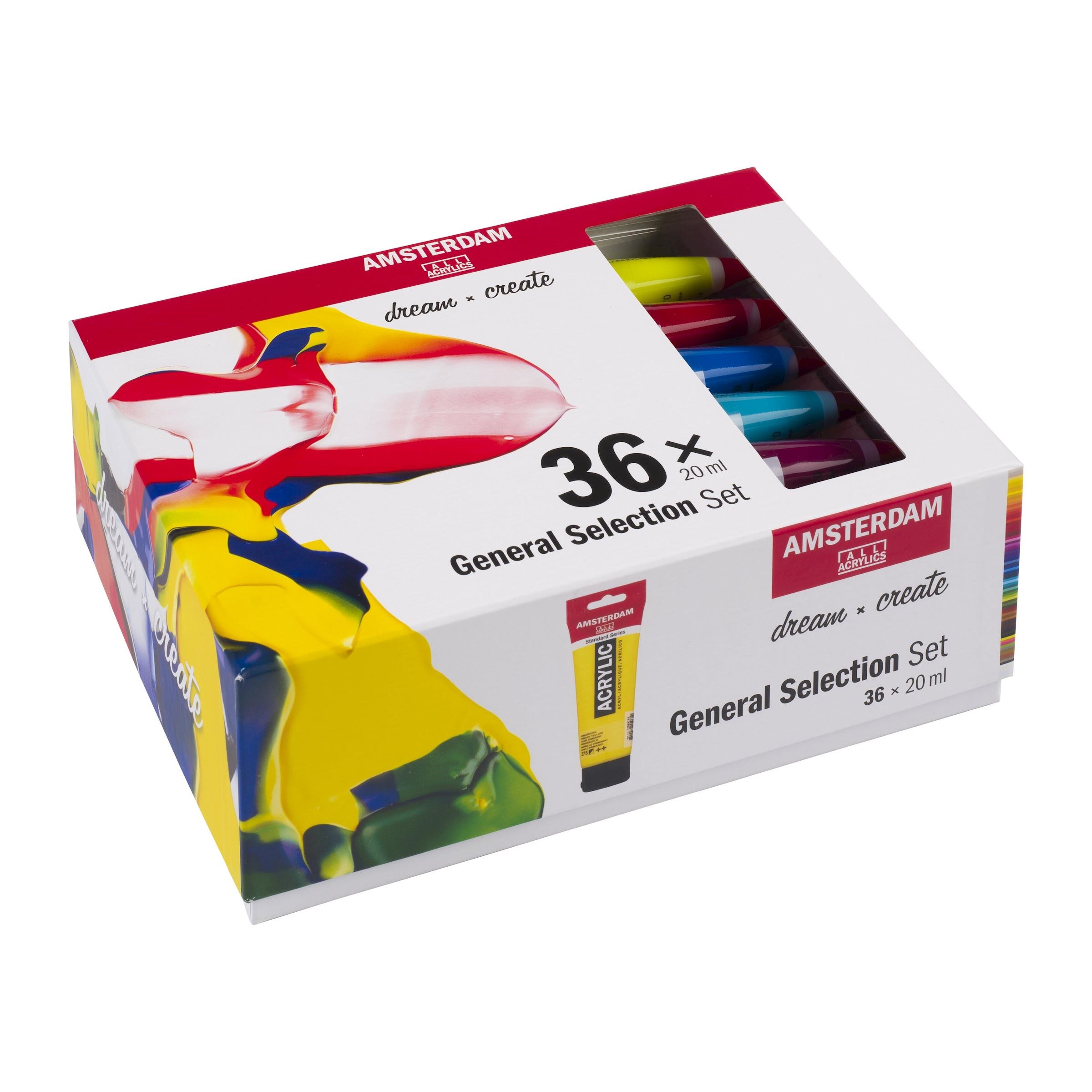 Amsterdam Standard Series Acrylics General Selection Set 36× 20 ml
