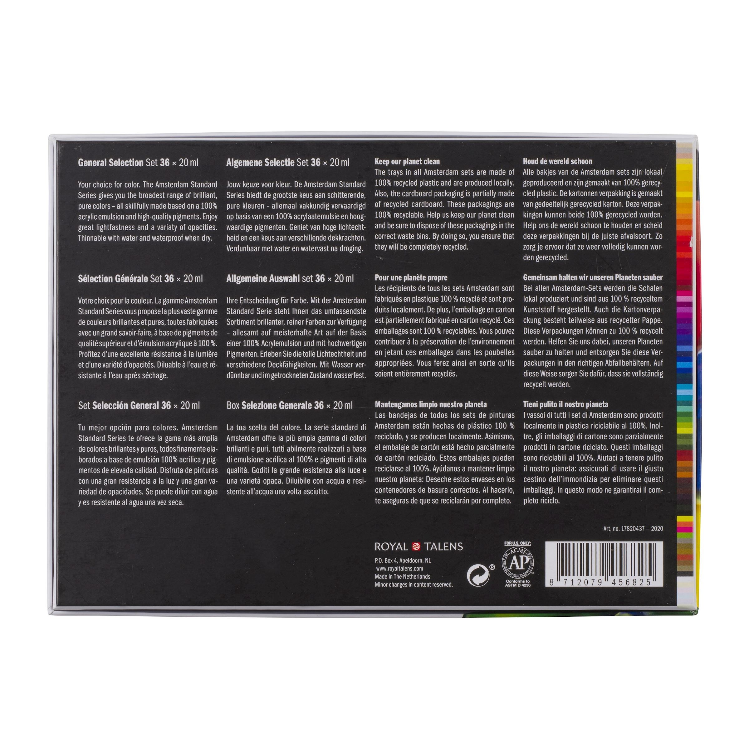 Amsterdam Standard Series Acrylics General Selection Set 36× 20 ml - 3