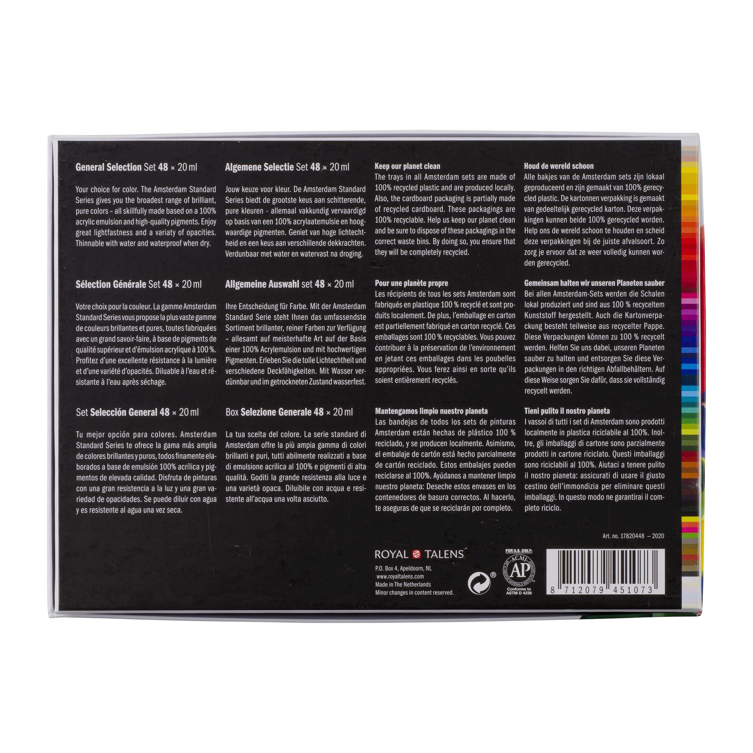 Amsterdam Standard Series Acrylics General Selection Set 48× 20 ml - 3