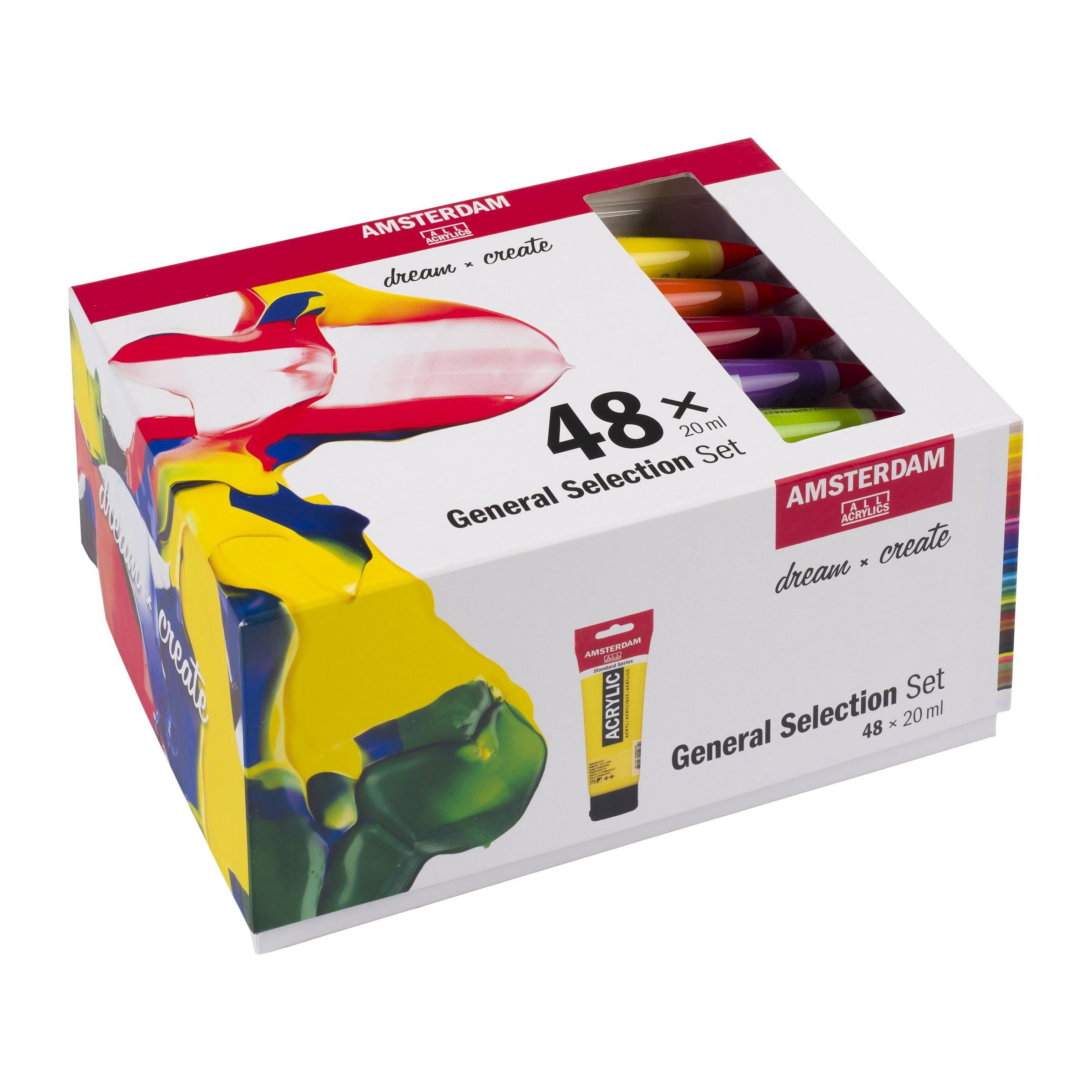 Amsterdam Standard Series Acrylics General Selection Set 48× 20 ml