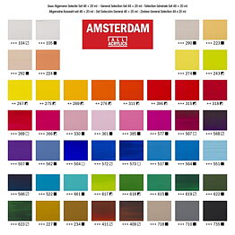 Amsterdam Standard Series Acrylics General Selection Set 48× 20 ml
