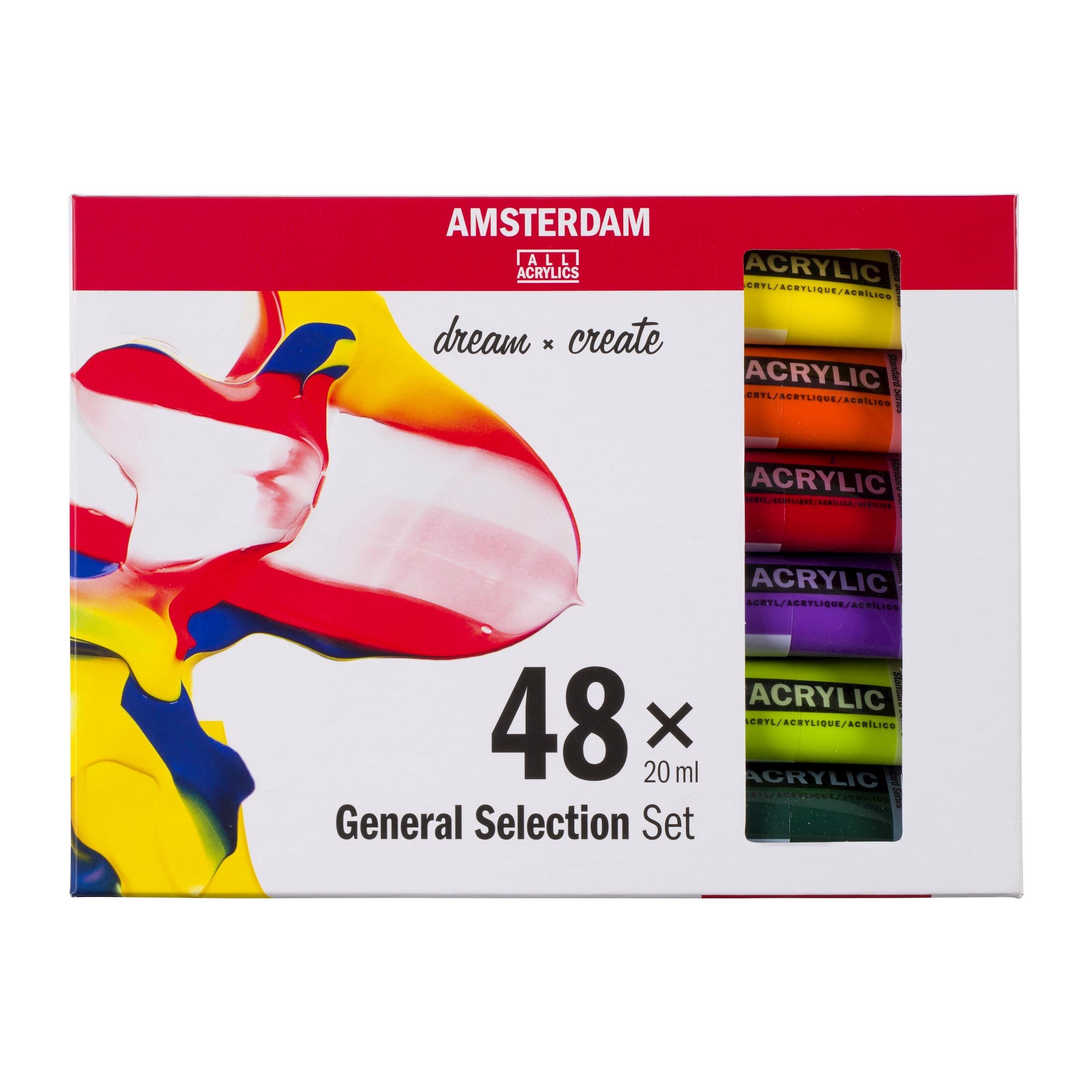 Amsterdam Standard Series Acrylics General Selection Set 48× 20 ml - 5