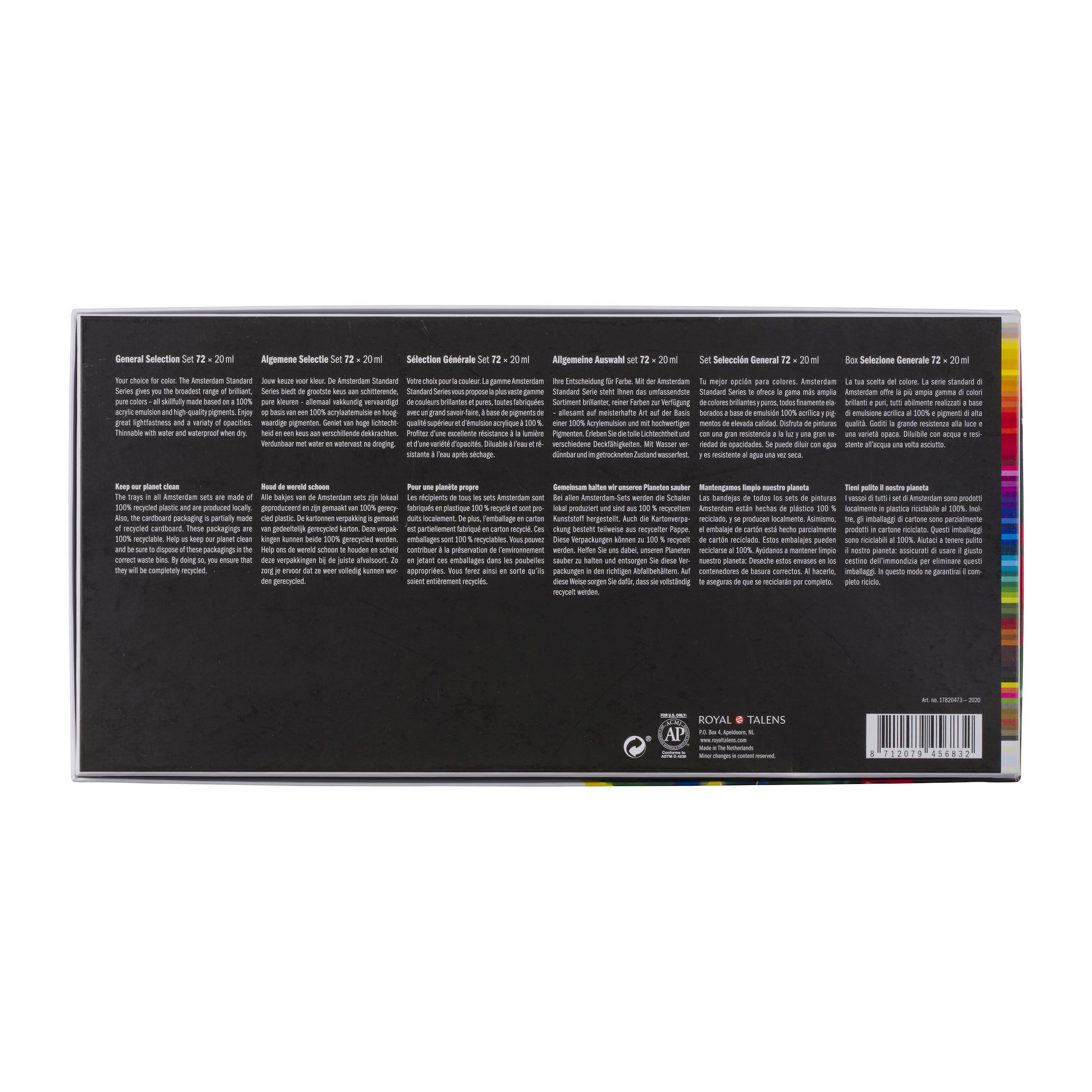 Amsterdam Standard Series Acrylics General Selection Set 72× 20 ml - 5