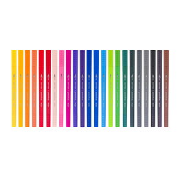 Bruynzeel Fineliner/Brushpens Set 24