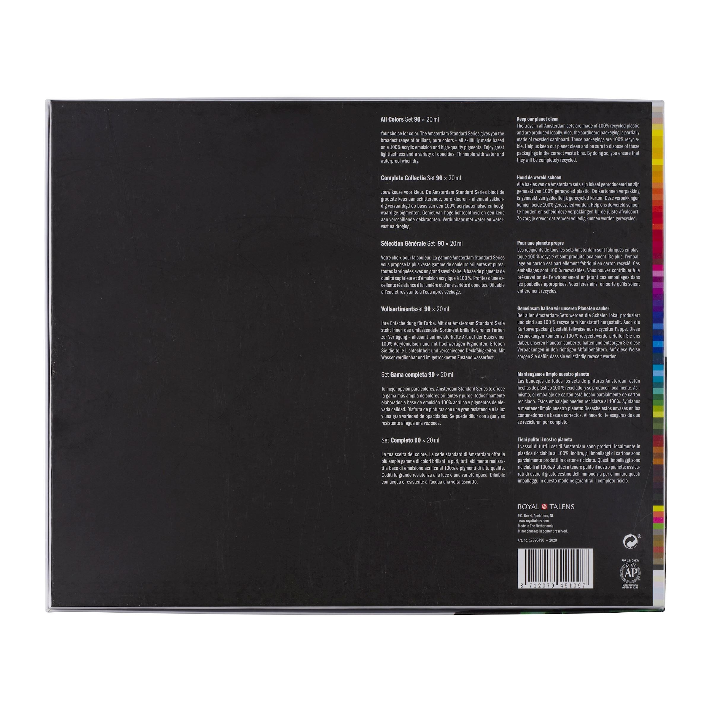Amsterdam Standard Series Acrylics General Selection Set 90× 20 ml - 5