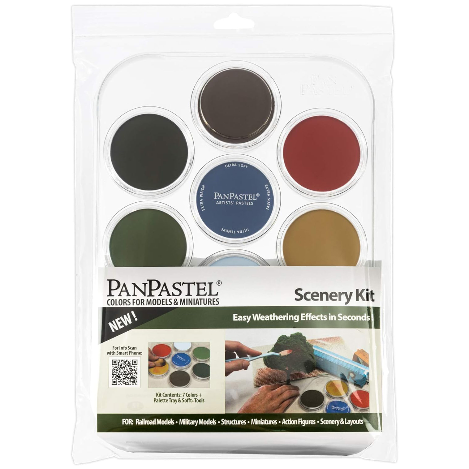 Weathering Scenery Kit, 7 Color