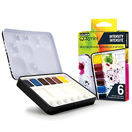 Intensity Half Pan Set 6 Half Pan Watercolors, Set