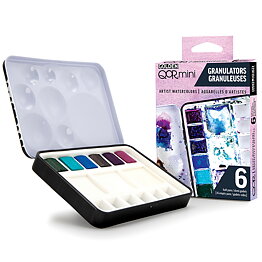 Granulators Half Pan Set 6 Half Pan Watercolors, Set