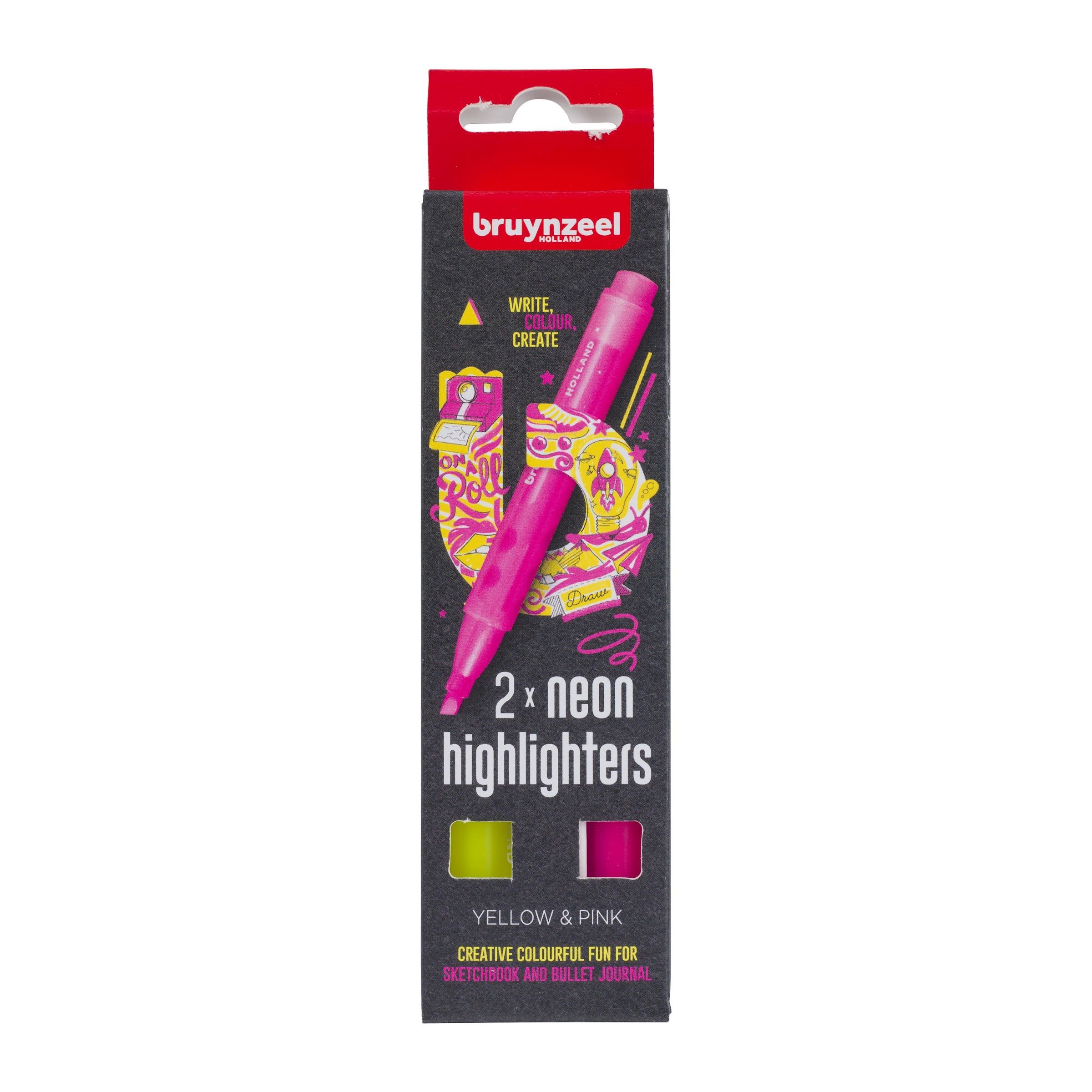 Highlighters set 2 Yellow & Pink