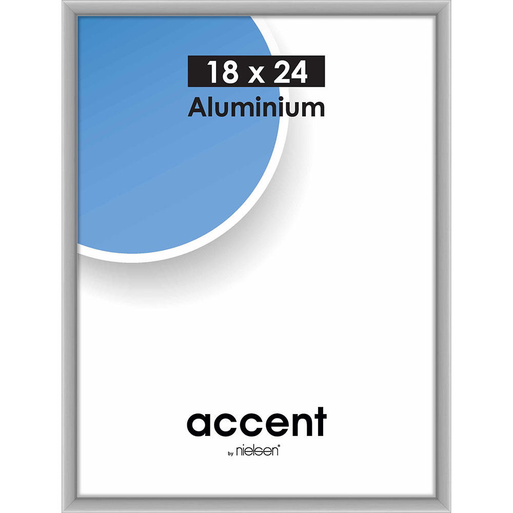 Accent Aluminium Silver Matt - 9