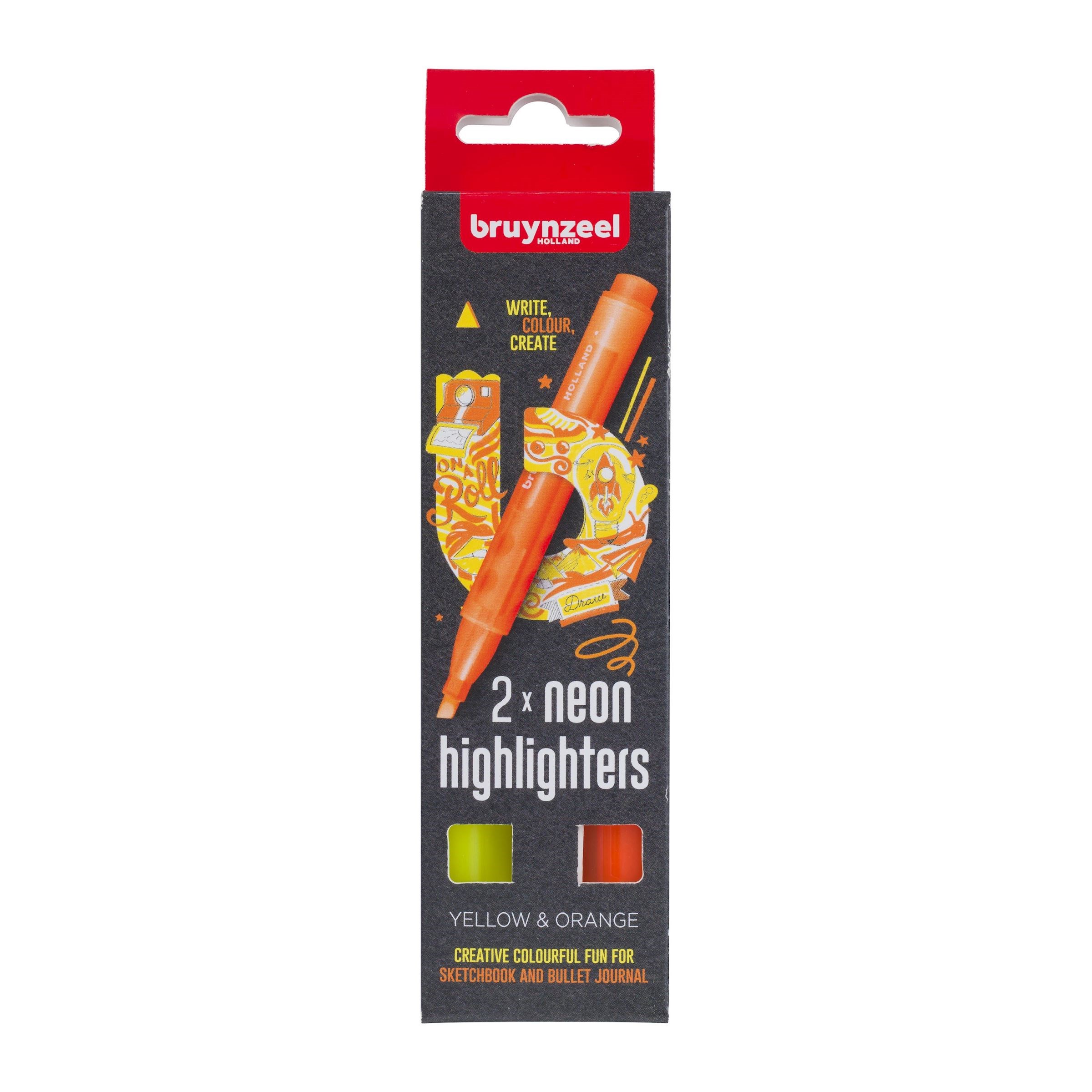 Highlighters set 2 Yellow & Orange