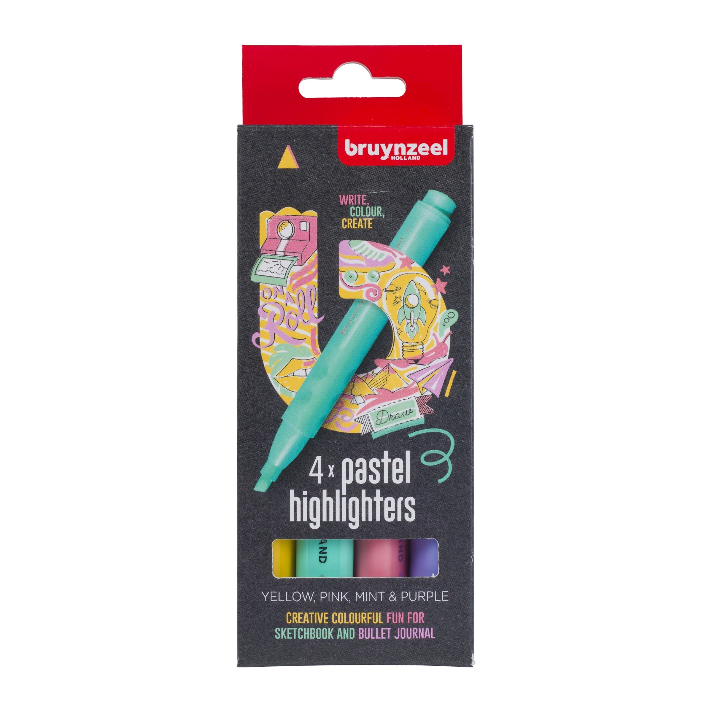 Highlighters set 4 Pastel