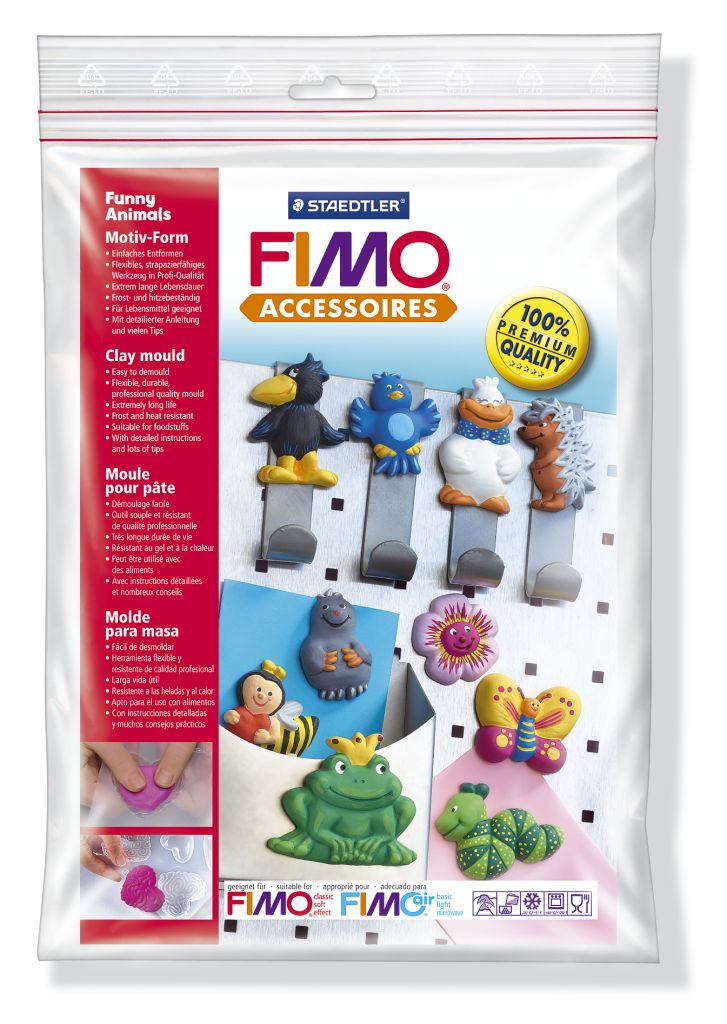 FIMO® 8742 Clay mould "Funny Animals"