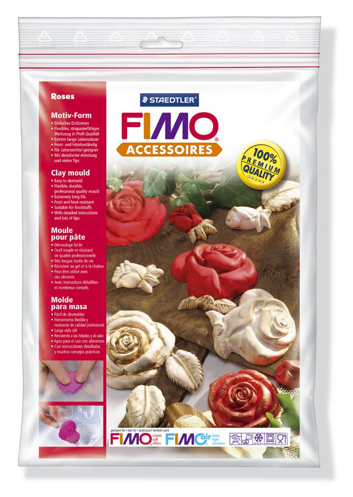 FIMO® 8742 Clay mould "Roses"